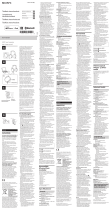 Sony MDR-XB950B1 Referens guide