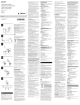 Sony WI-SP500 Referens guide