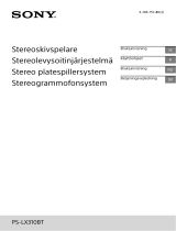 Sony PS-LX310BT Bruksanvisningar