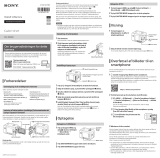 Sony DSC-RX0M2G Bruksanvisning