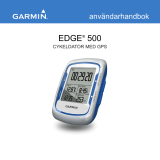 Garmin Edge 500 Användarmanual