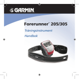 Garmin Forerunner® 205 Användarmanual
