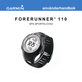 Garmin Forerunner® 110 Användarmanual