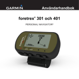 Garmin Foretrex 401 Användarmanual