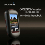 Garmin Oregon® 550t Användarmanual