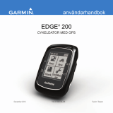 Garmin Edge 200 Användarmanual