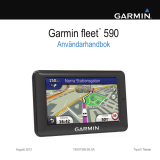 Garmin fleet590 Användarmanual