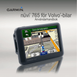 Garmin Nüvi 765 for Volvo Cars Användarmanual
