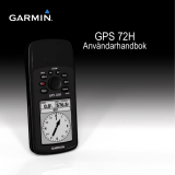 Garmin GPS 72H Användarmanual