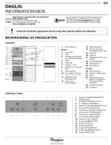 Whirlpool BSNF 9752 OX Daily Reference Guide