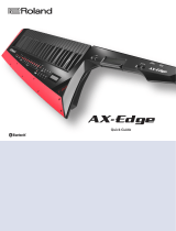 Roland AX-Edge Användarguide
