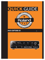 Roland DUO-CAPTURE EX UA-22 Användarguide