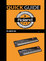 Roland FA-08 Användarguide