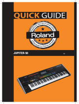 Roland JUPITER-50 Användarguide