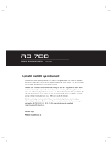 Roland RD-700 Användarguide
