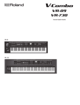 Roland V-Combo VR-730 Användarguide