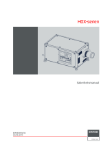 Barco HDX-W12 Användarmanual