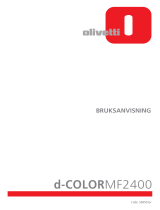 Olivetti d-Color MF2400 Bruksanvisning