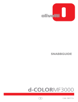 Olivetti d-Color MF3000 Bruksanvisning
