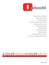 Olivetti d-Color MF652 - MF752 Bruksanvisning