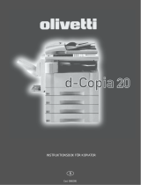 Olivetti d-Copia 20 Bruksanvisning