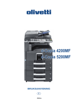 Olivetti d-Copia 4200MF and 5200MF Bruksanvisning