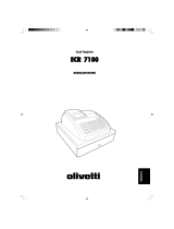 Olivetti ECR 7100 Bruksanvisning