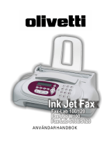 Olivetti Fax-Lab 100 Bruksanvisning