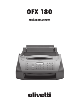 Olivetti OFX 180 Bruksanvisning