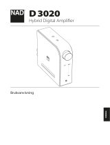 NAD D 3020 V2 Användarmanual