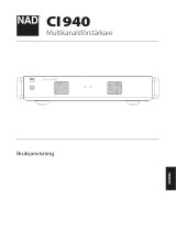 NAD CI 940 Användarmanual