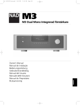 NAD M3 Användarmanual