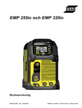 ESAB EMP 255ic & EMP 320ic Användarmanual