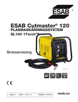 ESAB Cutmaster 120 Plasma Cutting System Användarmanual