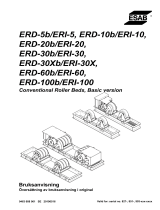 ESAB ERD-10b/ERI-10 Användarmanual