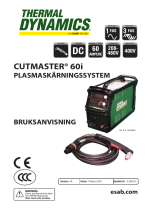ESAB Cutmaster 60I PLASMA CUTTING SYSTEM Användarmanual