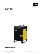 ESAB LAF 631 Användarmanual