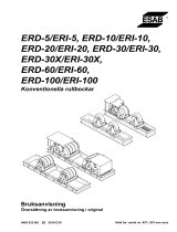 ESAB ERD-10/ERI-10 Användarmanual