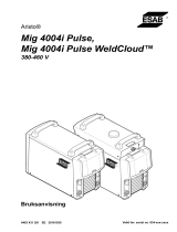 ESAB Mig 4004i Pulse, Mig 4004i Pulse WeldCloud™ Användarmanual