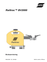 ESAB Railtrac™ BV2000 Användarmanual