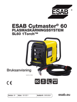 ESAB Cutmaster 60 Plasma Cutting System Användarmanual