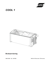 ESAB COOL 1 Användarmanual