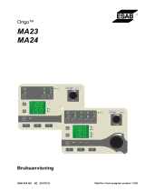 ESAB MA23 Användarmanual