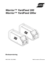 ESAB Warrior™ YardFeed 200, Warrior™ YardFeed 200w Användarmanual