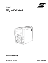 ESAB Mig 4004i A44 Användarmanual