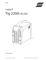 ESAB Caddy Tig 2200i AC/DC Användarmanual