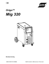 ESAB Mig 320 Origo™ Användarmanual