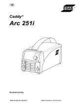 ESAB Caddy 250 Arc 251i Användarmanual