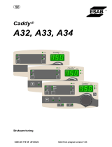 ESAB A32, A33, A34 Caddy® Användarmanual