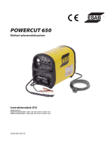 ESAB Powercut 650 Användarmanual